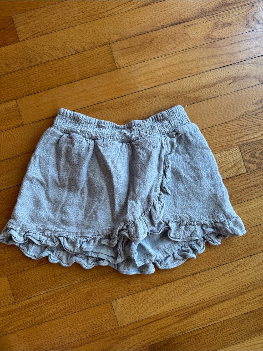 Chambray skort